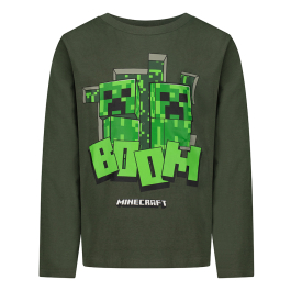 Блуза с дълъг ръкав MINECRAFT Creepers BOOM