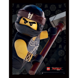 Картина Lego Ninjago movie Cole в остъклена рамка