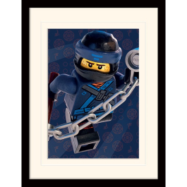 Преспапие Lego Ninjago movie Jay в остъклена рамка
