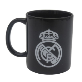 Керамична чаша Real Madrid, черна лукс