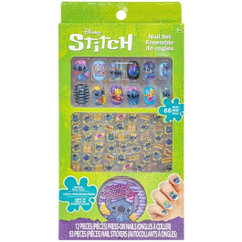 Комплект лепящи нокти и стикери Stitch
