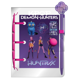 Комплект мини тефтер с химикал K-Pop Demon Hunters How It's Done