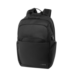 Бизнес раница за лаптоп r-bag USB Hold Black