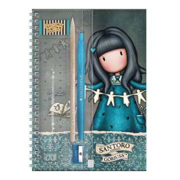 Комплект с ученически пособия Santoro Gorjuss Memories - I Found My Family in a Book