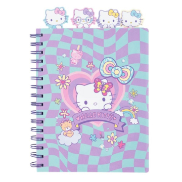 Тетрадка А5 със спирала PP 100 листа Hello Kitty Pastel_2