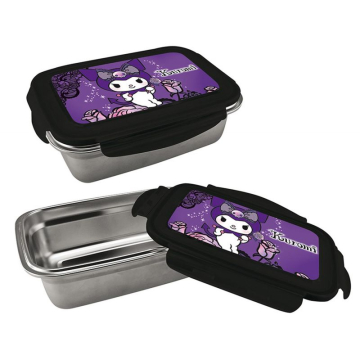 Метална кутия за храна Kuromi Purple Laces