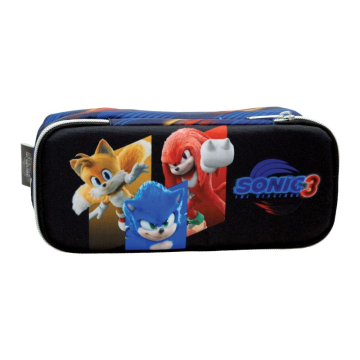 Ученически овален несесер Sonic 3 The Hedgehog
