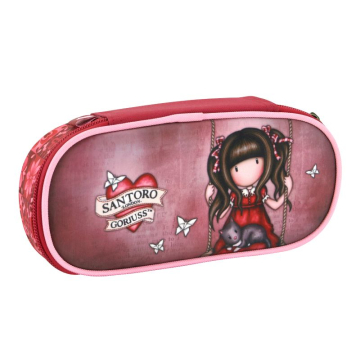 Ученически овален несесер Santoro Gorjuss Memories - Ruby