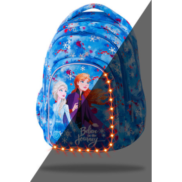 Ученическа светеща раница Spark L Frozen Dark LED