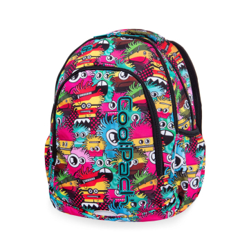 Ученическа раница COOLPACK - PRIME - WIGGLY EYES PINK