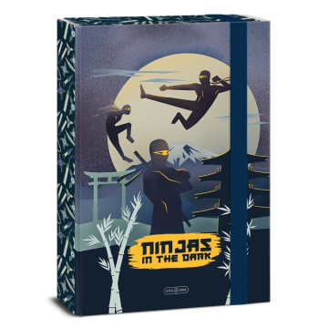  Кутия с ластик A4 Ars Una Ninjas in the Dark (5457) 