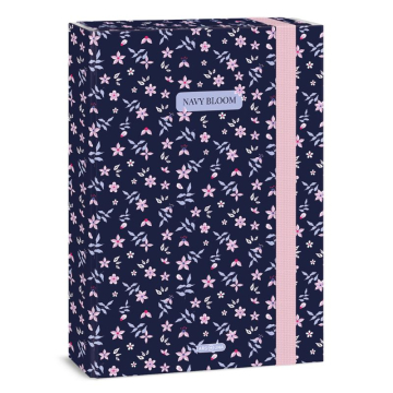 Кутия с ластик А4 Ars Una Navy bloom (5561) 