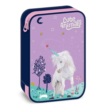 Ученически несесер с един цип на две нива Ars Una Unicorn (5448) 