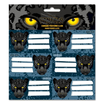 Ученически етикети Ars Una Black Panther (5529) 