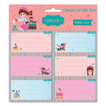 Ученически етикети Ars Una Bonjour (5537) 