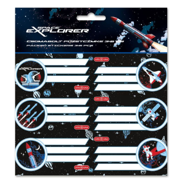 Ученически етикети Ars Una Space explorer (5552) 