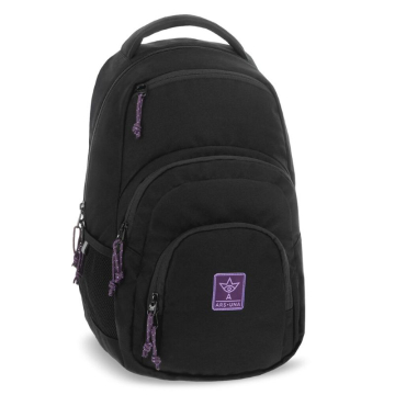 Ученическа раница AU-2 Ars Una Girl Black-Violet Cordura 