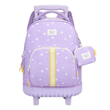 Ученическа раница на колела Mayfair Daisy Lilac