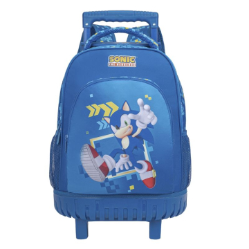 Ученическа раница на колела Sonic Gotta go fast