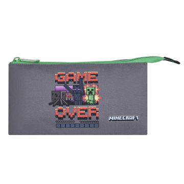 Ученически плосък несесер Minecraft Game over