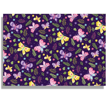 Блок за рисуване №4 Rainbow - Butterflies, 190 g, 10 листа