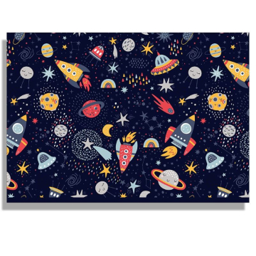 Блок за рисуване №4 Rainbow - Space, 190 g, 10 листа