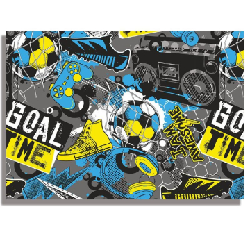 Блок за рисуване №4 Rainbow - Goal Time, 190 g, 10 листа