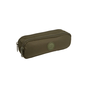 Ученически несесер с два ципа COOLPACK - CLIO - rpet OLIVE