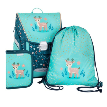 Ученическа раница с аксесоари Coolpack - Primo Ultra Base - DEER