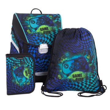 Ученическа раница с аксесоари Coolpack - Primo Ultra Base - GAMER CHESS
