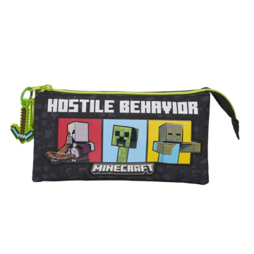 Ученически несесер с три отделения Minecraft Hostile Behavior