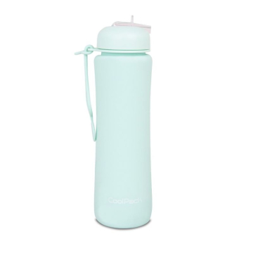Сгъваема силиконова бутилка COOLPACK - PUMP - Powder mint