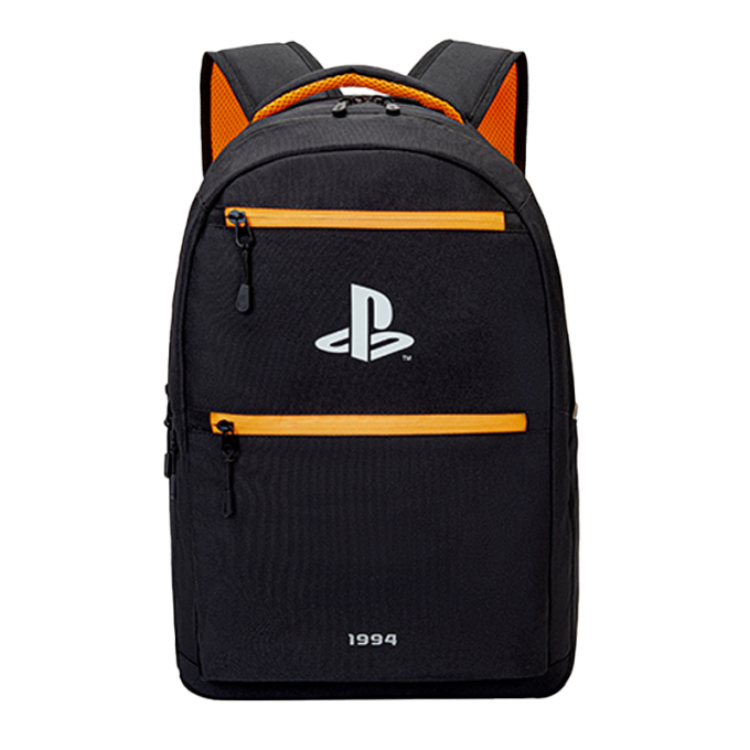 ученическа раница PLAYSTATION Black с две големи отделения и два предни джоба