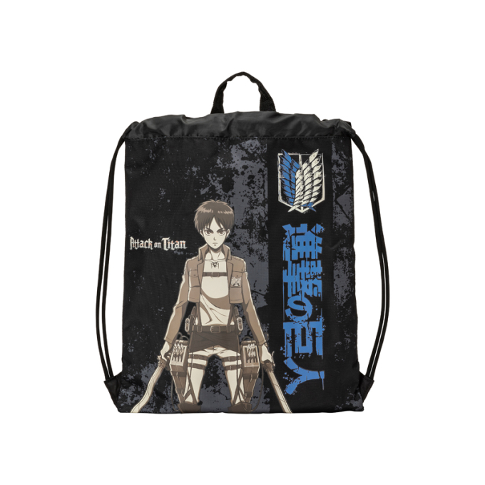 Ученическа спортна торба Comix Anime Attack On Titan. Ученическа спортна торба Comix Anime Attack On Titan.