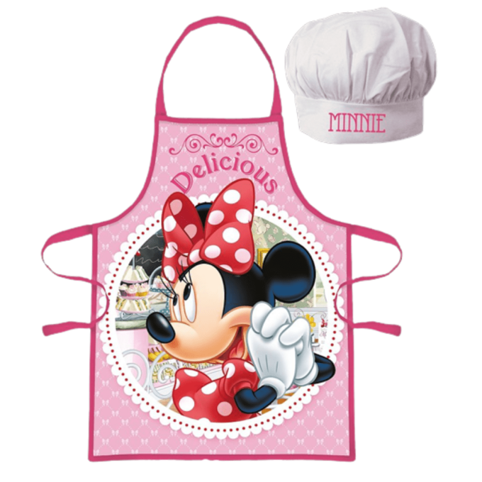 Комплект готварска шапка и престилка Mickey Mouse