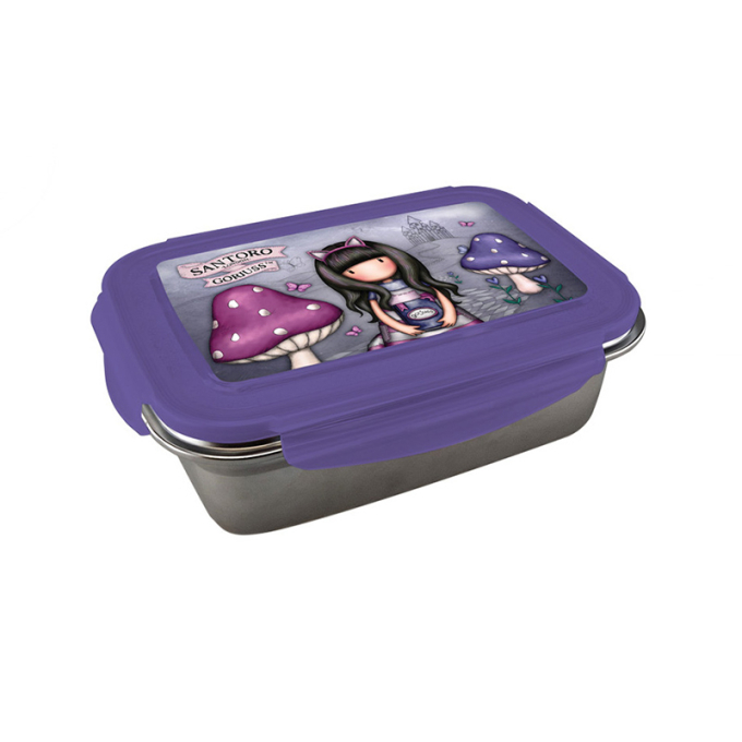 Кутия за храна Santoro Gorjuss Cheshire Cat. Кутия за храна Santoro Gorjuss Cheshire Cat.