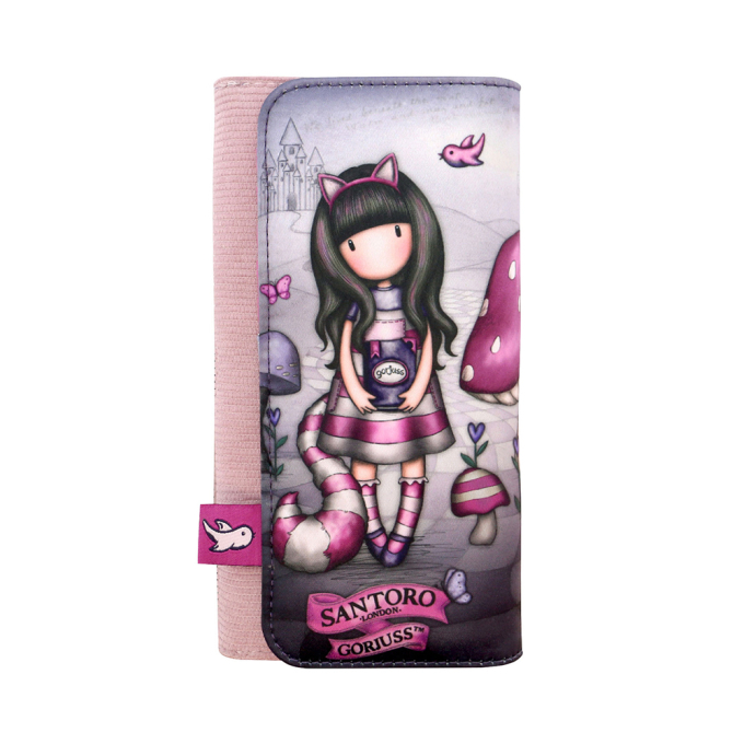 Портфейл за момиче Santoro Gorjuss с удължен дизайн Портфейл за момиче Santoro Gorjuss с удължен дизайн