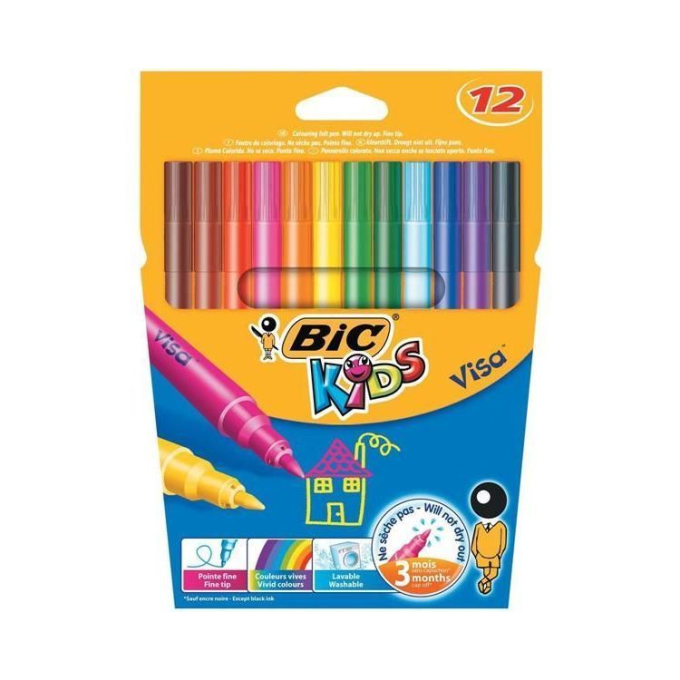 Цветни флумастери BIC. Цветни флумастери BIC.