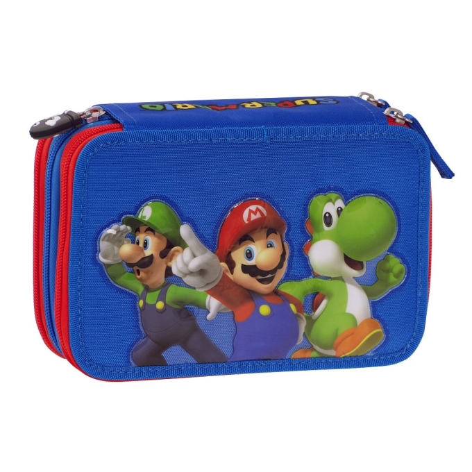 Несесер с три отделения Super Mario. Несесер с три отделения Super Mario.