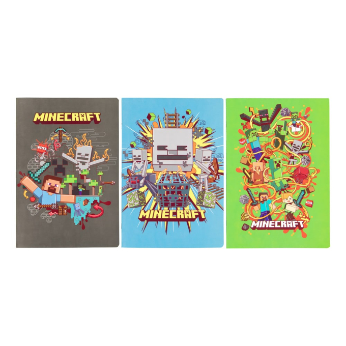 Тетрадка Minecraft. Тетрадка Minecraft.