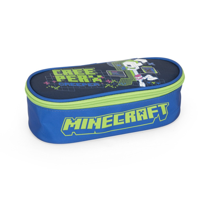 Ученически овален несесер Minecraft Creeper Anatomy Neon. Ученически овален несесер Minecraft Creeper Anatomy Neon.
