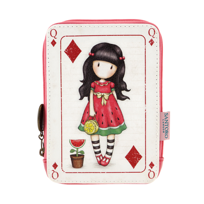 Малко портмоне за момичета Santoro Gorjuss. Червено. Малко портмоне за момичета Santoro Gorjuss. Червено.