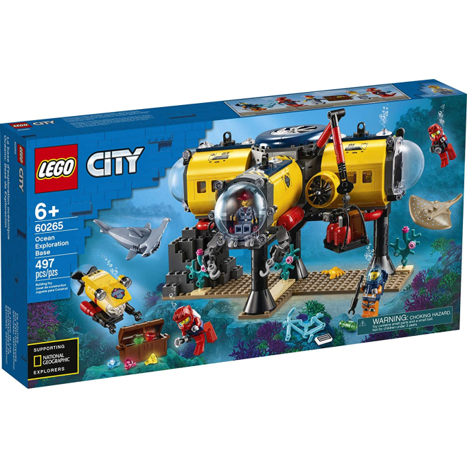 Конструктор LEGO City Oceans - Изследователска база.