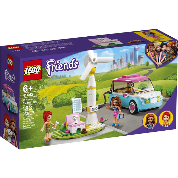 Конструктор LEGO Friends - Електрическа кола на Olivia.