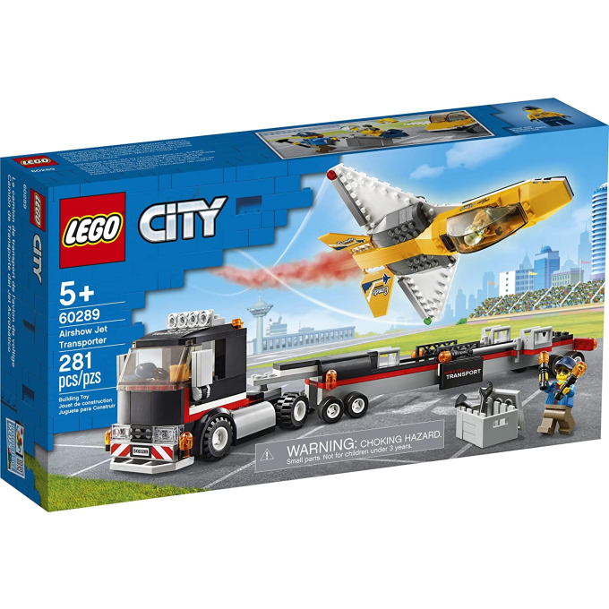 Конструктор LEGO City Great Vehicles - Транспортьор за самолети за въздушно шоу. Конструктор LEGO City Great Vehicles - Транспортьор за самолети за въздушно шоу.