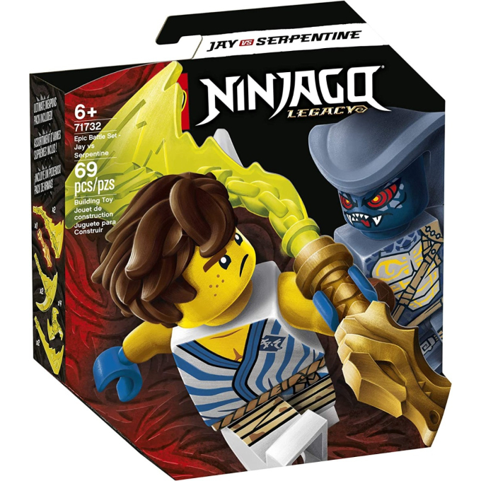 Конструктор LEGO Ninjago - Комплект епични битки – Jay срещу Serpentine. Конструктор LEGO Ninjago - Комплект епични битки – Jay срещу Serpentine.