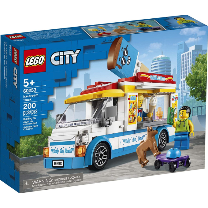 Конструктор LEGO City Great Vehicles - Камион за сладолед.