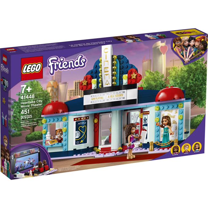 Конструктор LEGO Friends - Кинозала в Хартлейк Сити.