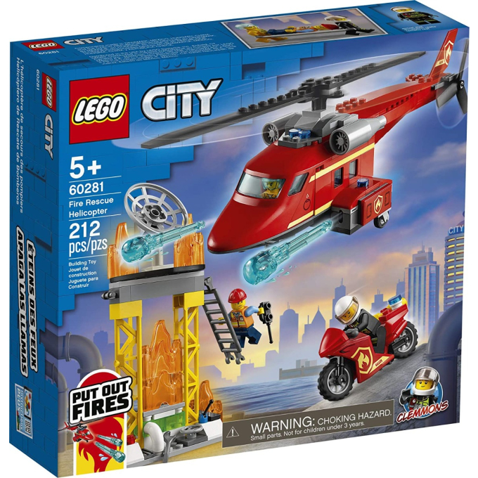 Конструктор LEGO City Fire - Спасителен пожарникарски хеликоптер. Конструктор LEGO City Fire - Спасителен пожарникарски хеликоптер.