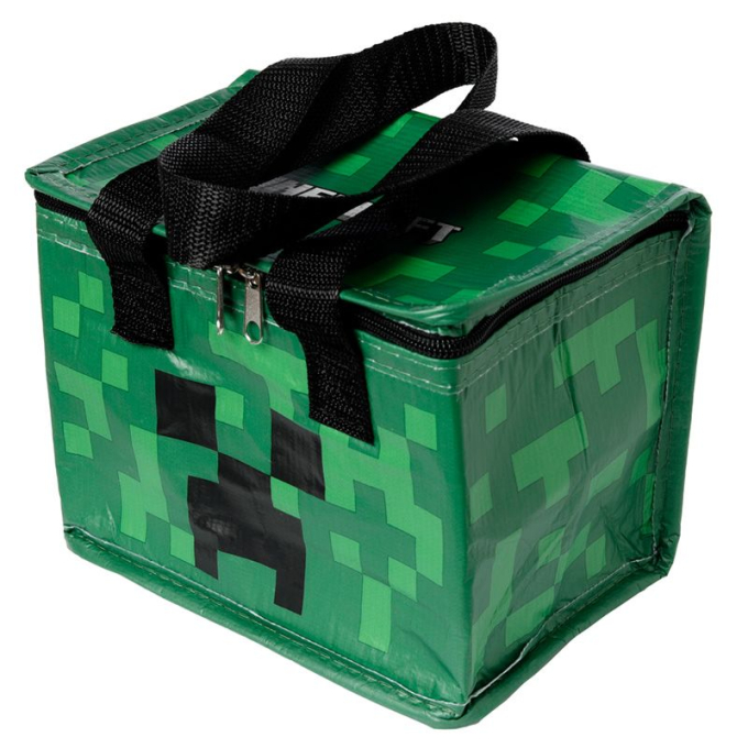 Термо чанта за храна Minecraft Creeper. Термо чанта за храна Minecraft Creeper.
